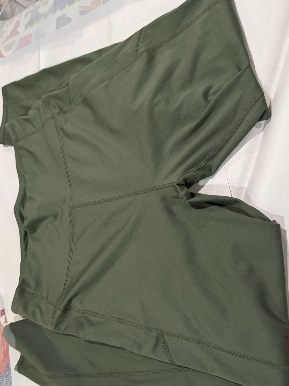 Figs Olive Green High-Waist Leggings